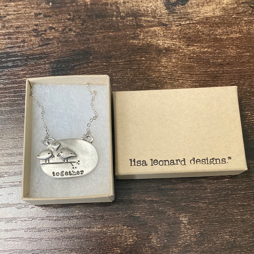 lisa leonard designs - better together necklace in pewter